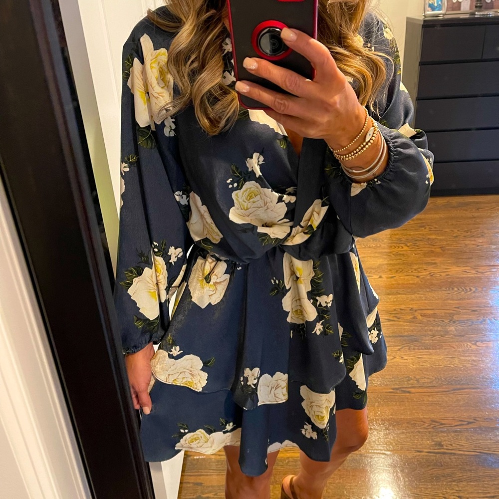 Zara NWT Satin ruffled dress. Fun & Flirty. Size Xsmall